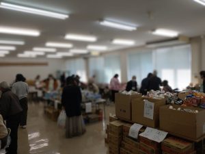 越年支援の様子