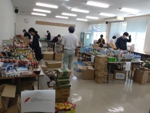 会場準備の様子１