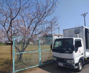 春休みキッチンカーの様子
